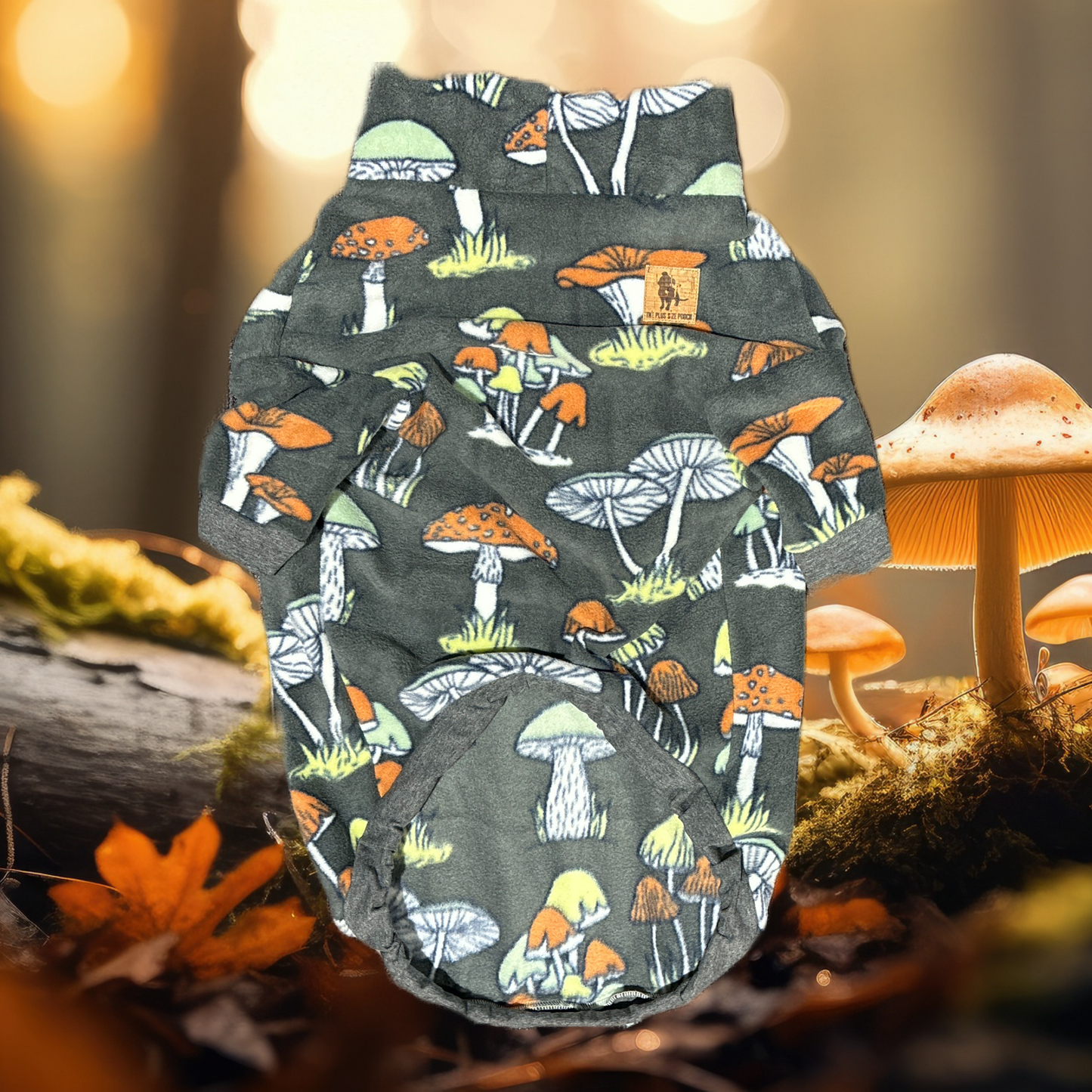 Mushroom Magic - Fleece Dog Shirt