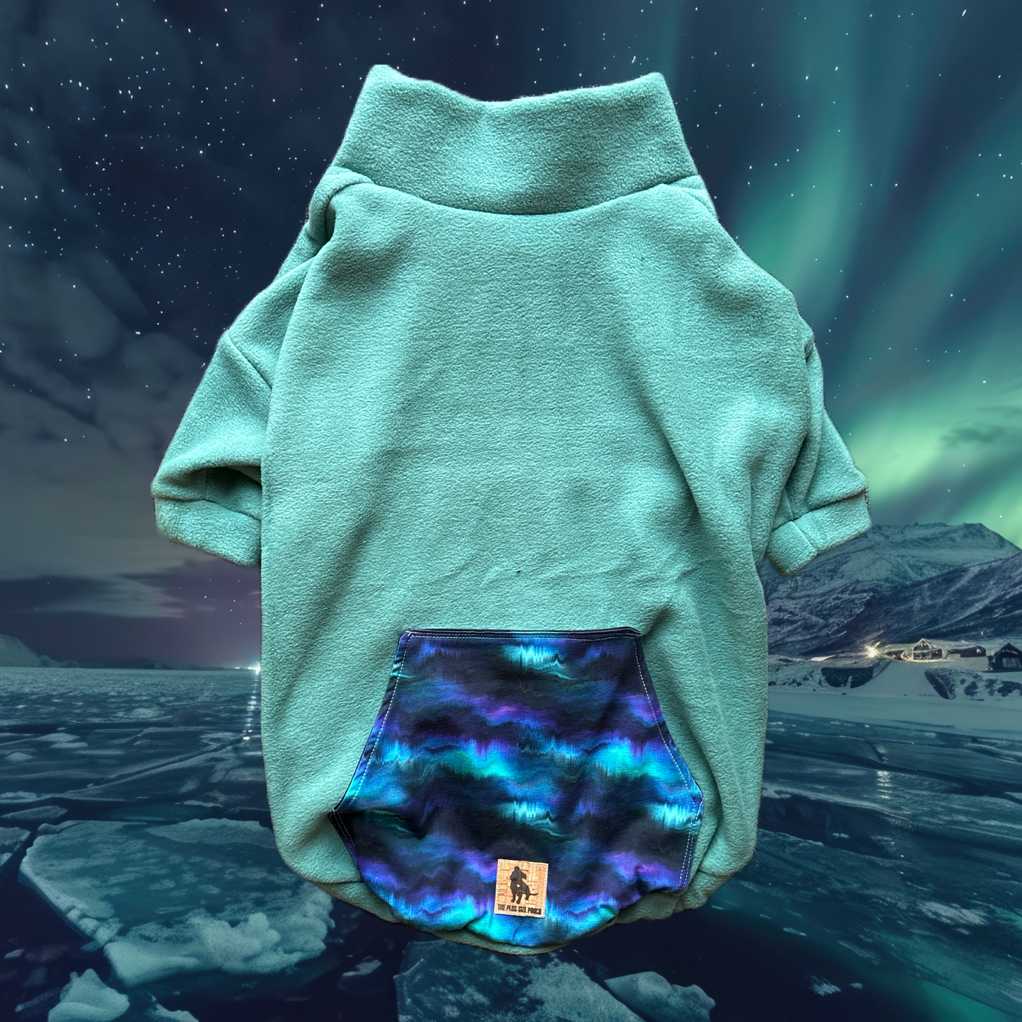 Northern Lights - Fleece Dog Shirt