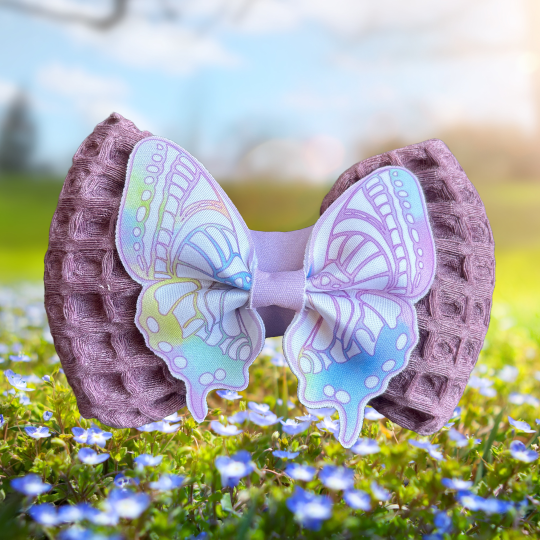 Butterfly Bow - Pastel - Head Bow or Bow Tie