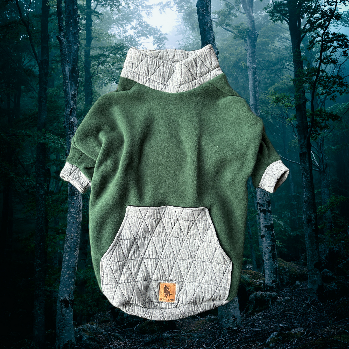 Forest Fog - Fleece Dog Shirt