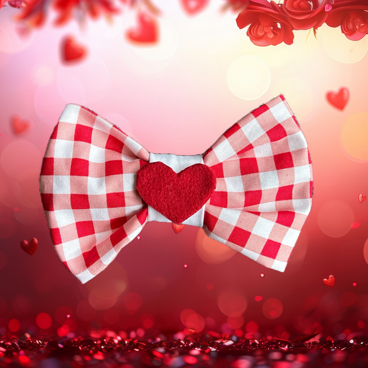 Plaid about you  - Valentine Bow