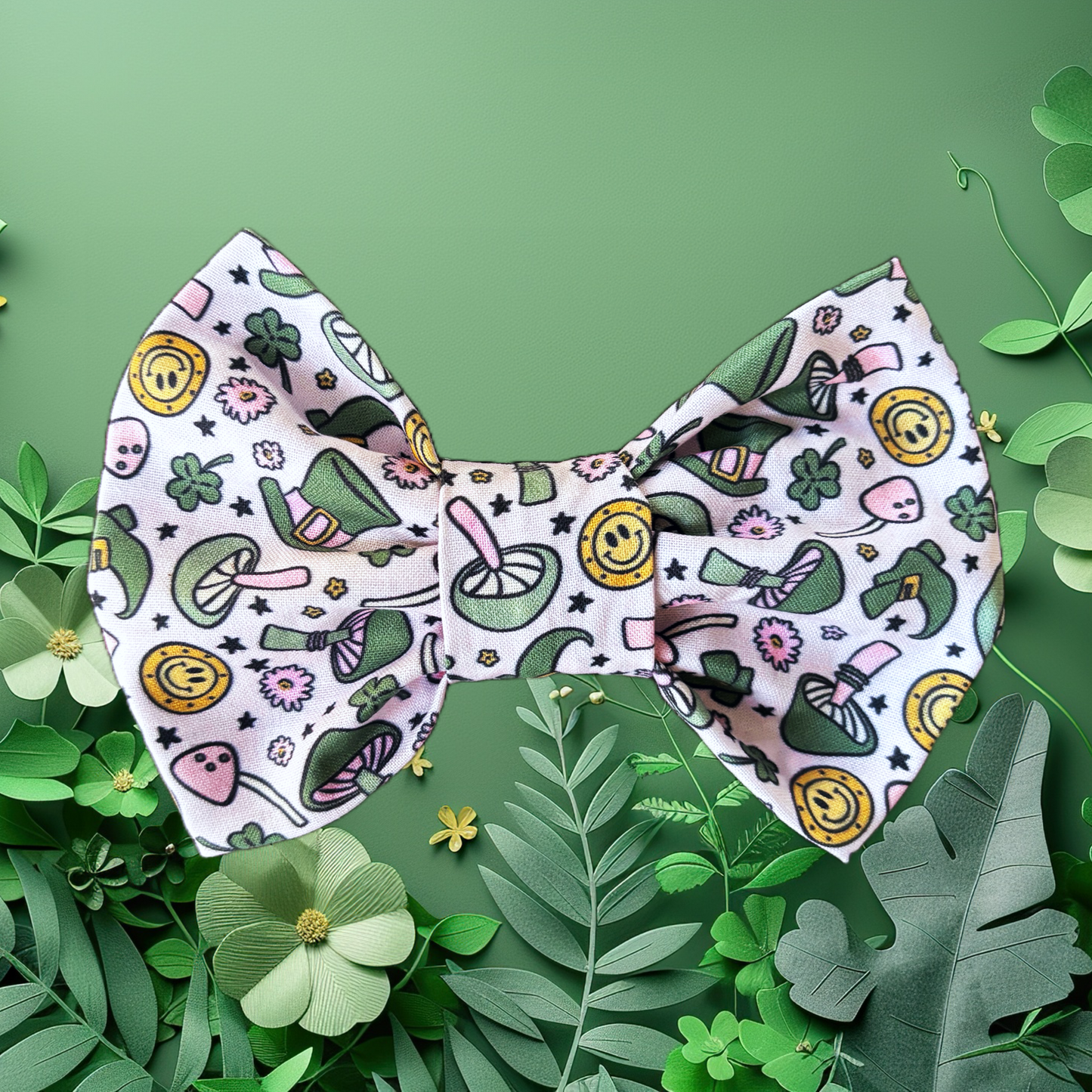 Shroomin’ Shamrocks - Bow or bowtie