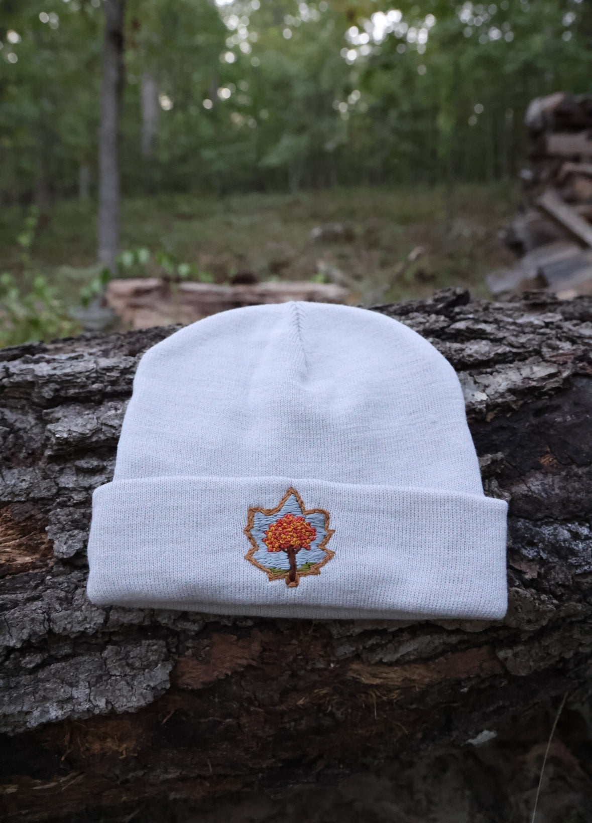 Maple - Hand Embroidered Hat - The Rabbit Hole