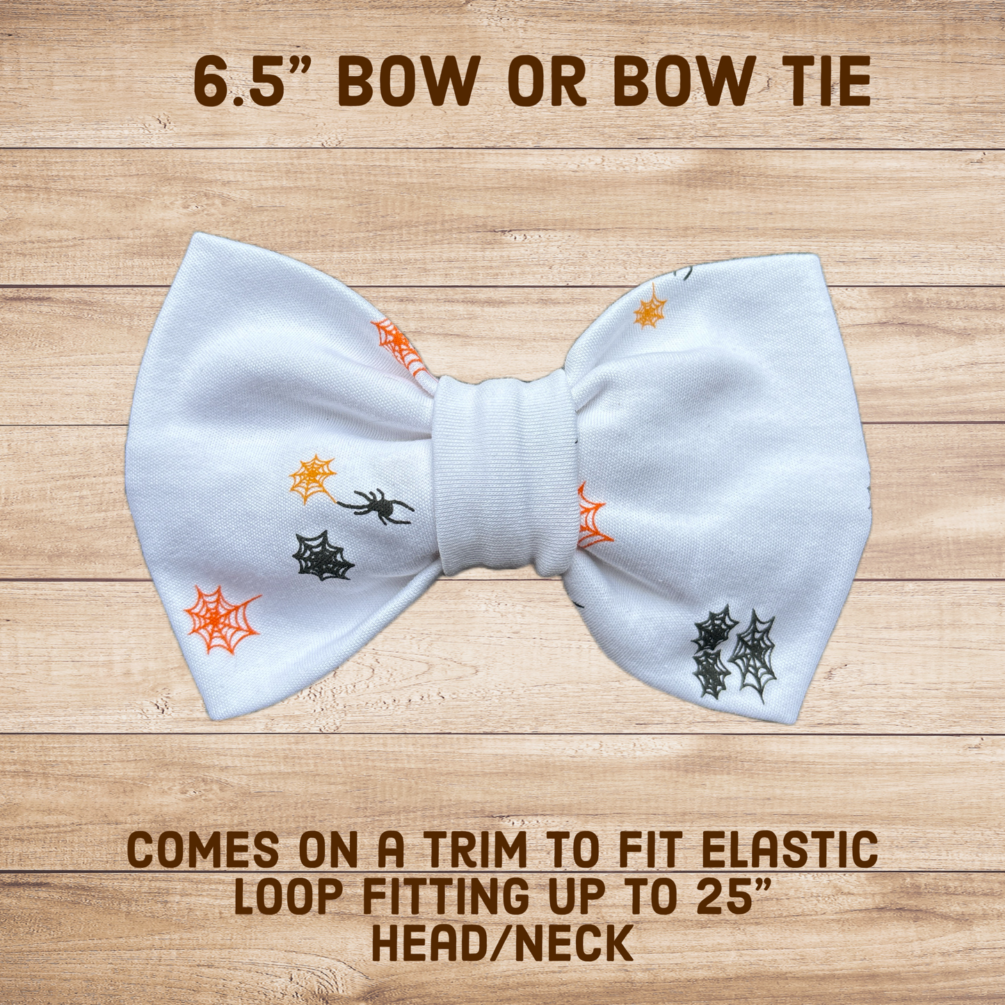 Black Friday - 6.5” bow on elastic loop