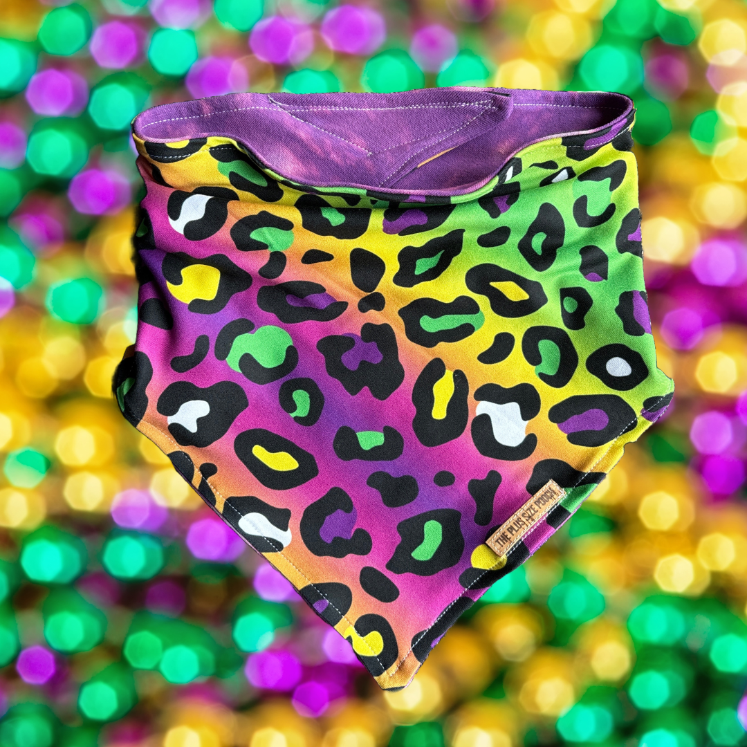 Mardi Growl Leopard - Everyday Stretch Bandana